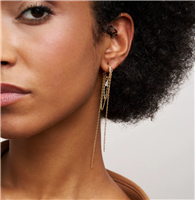 Mono orecchino Rue des Mille Donna CLEO in Argento ORZ-026 M2 AU - ORZ-026 M2 AU